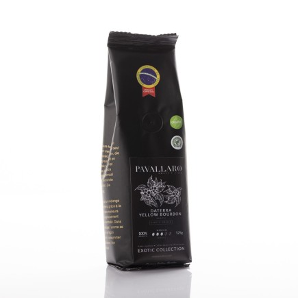Ekologiczna kawa ziarnista Pavallaro Daterra Yellow Bourbon 125g
