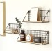Półka ścienna styl LOFT 45 x 12 cm- czarna