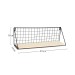 Półka ścienna styl LOFT 45 x 12 cm- czarna