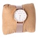 BUVELLE Elegance Rose Gold - Zegarek Damski z Okrągłą Tarczą i Bransoletką