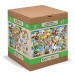 Drewniane Puzzle z figurkami - Pocztówki ze zwierzętami, 1010 elementów