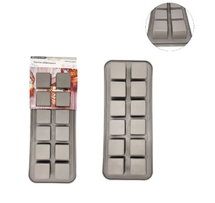 Forma silikonowa do pralinek, lodu, czekoladek 12 elementów 26x11 cm