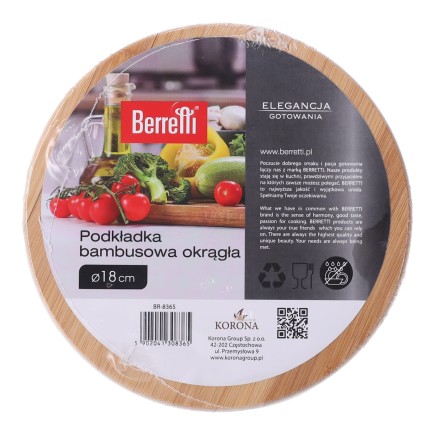 Podkładka bambusowa pod garnek BERRETTI, okrągła