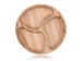 Półmisek dzielony bambusowy BRILLANTE Bamboo 25 x 4 cm