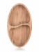 Półmisek dzielony bambusowy BRILLANTE Bamboo 24 x 13,5 x 4 cm