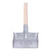 Łopatka do węgla duża metalowa z z rączką drewnianą 53x13 cm Polski Produkt
