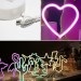 Dekoracyjna lampka neonowa LED- serce