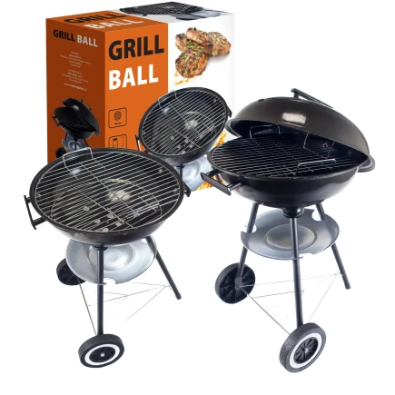Grill ogrodowy czarny Happy Green