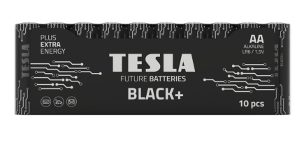 BATERIA ALKALICZNA TESLA BLACK+ LR6 F10 1.5V 10 SZTUK