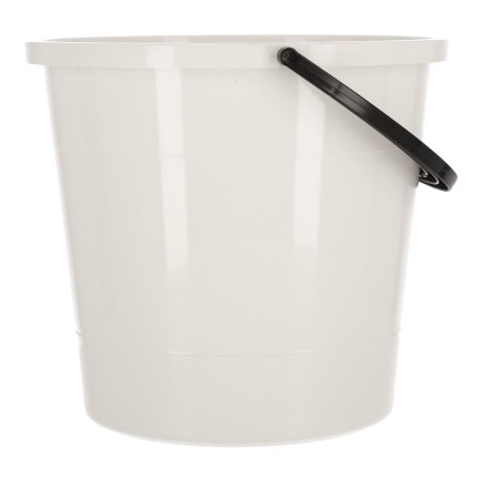 Uniwersalne wiadro 10L, POLSKI PRODUKT - białe