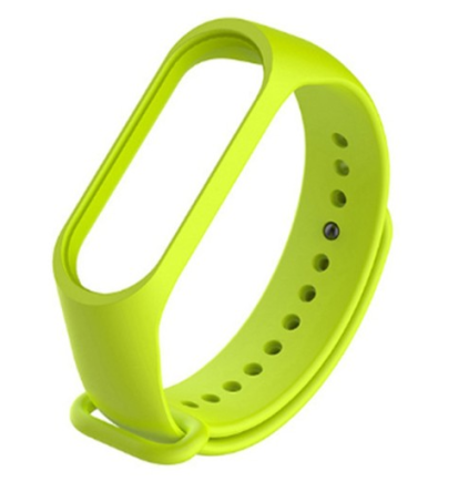 Silikonowy pasek opaska do Xiaomi Mi Band 3/ Xiaomi Mi Band 4 - limonkowy