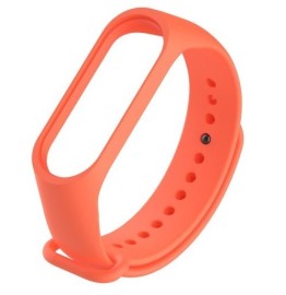 Silikonowy pasek opaska do Xiaomi Mi Band 5/ Xiaomi Mi Band 6 - pomarańczowy