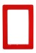 Magnetyczna ramka samoprzylepna rozm.12.3x8.1cm - czerwona