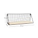 Półka ścienna styl LOFT, skandynawska 45 x 12 cm- czarna