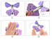 Magiczny latający motyl, zabawka dla dzieci — wzór IV