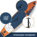 Deska SUP pompowana Model BEACH DOLPHIN + akcesoria