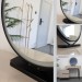 Toaletka kosmetyczna do makijażu LOFT / Komplet mebli blat 80 cm - kolor szary