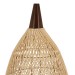 Rustykalna rattanowa lampa wisząca - 35 cm (naturalny kolor)