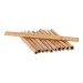 Słomki bambusowe wielorazowe 200x6-9 mm 12szt. + czyścik