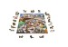 Drewniane Puzzle z figurkami - Kotki w Wenecji rozm. S, 75 elementów