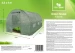 Namiot ogrodniczy szklarnia 2,5x4m zielony PREMIUM