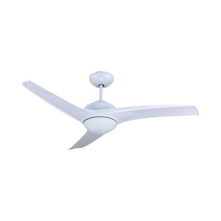 Lampa sufitowa wisząca LED 15W 1500lm z wentylatorem biały + pilot V-TAC