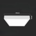 Lampa sufitowa plafon LED 29,5x29,5 cm czujnik ruchu 4000K V-TAC