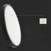 Plafon LED 18W 4000K okrągły czarna ramka średnica: 22,5 cm V-TAC