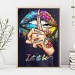 Haft Diamentowy/ Obraz 5D/ Mozaika Diamentowa/ Diamond Painting - usta, rozm. 40x50 cm