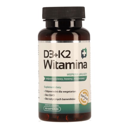 NutriTab Elite Witamina D3+K2 – 90 kapsułek
