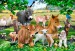 Drewniane Puzzle z figurkami – Maluchy na farmie rozm. M, 200 elementów