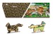 Drewniane Puzzle z figurkami – Maluchy na farmie rozm. M, 200 elementów