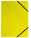 Teczka z gumką A4 350g limon