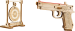 Drewniane Puzzle 3D – Pistolet The Legend BRT-9