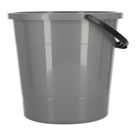 Uniwersalne wiadro 10L, POLSKI PRODUKT - szare