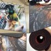 Gamingowa podkładka pod myszkę i klawiaturę dla graczy rozm 30x80cm - kolorowe kształty