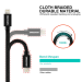 Kabel / Przewód USB-C / Lightning MFI 1.2 m Swissten - srebrny