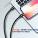Kabel / Przewód USB-C / Lightning MFI 1.2 m Swissten - srebrny