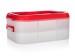 Party box pojemnik na ciasto CULINARIA 40 x 28 x 17,8 cm, czerwona pokrywa