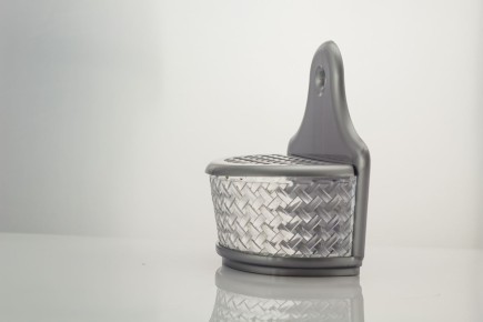 Plastikowa solniczka ścienna - pleciona, POLSKI PRODUKT