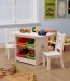 Zestaw mebli dla dzieci: stolik + 2 krzesła z organizerem