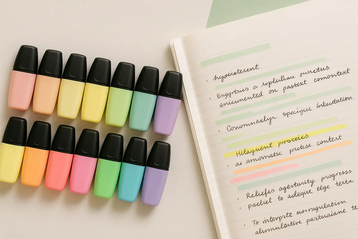 Czy zakreślacze naprawdę pomagają w nauce, czy tylko kolorują zeszyty?